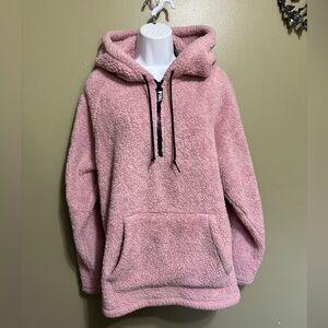 PINK by Victoria’s Secret‎ Pink Sherpa Style Hoodie, Size M